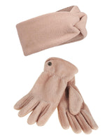 PolarSoft ® Stirnband + Handschuh - Beige