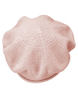 Modische Baumwoll-Baskenmütze für Damen - Nude