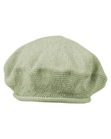 Modische Baumwoll-Baskenmütze für Damen - Grüner Tee