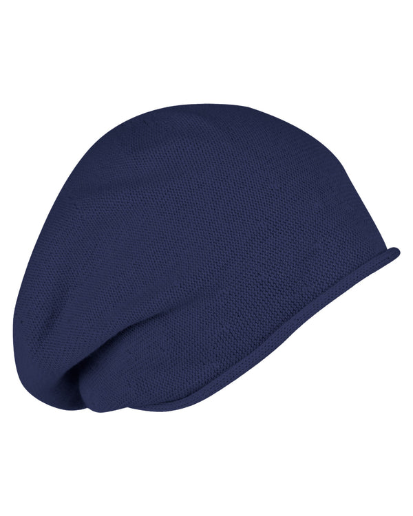 Baumwoll-Beanie - Marine