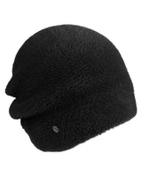 Funfur Angora Beanie - Schwarz