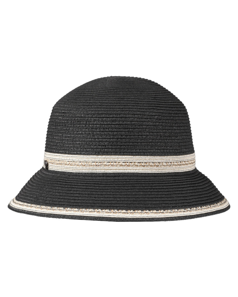 kleiner Bucket Hut-schwarz-creme