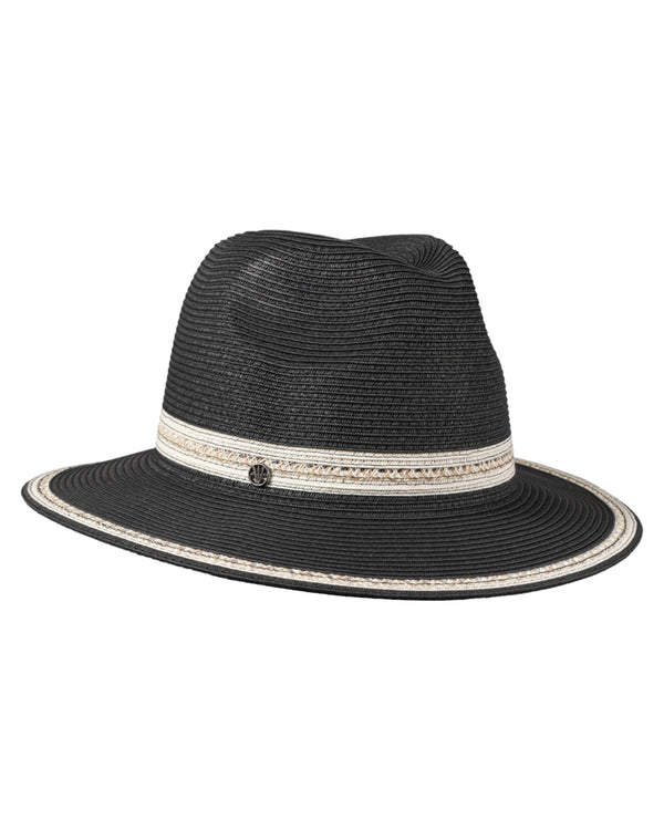 Fedora-Schwarz-Creme