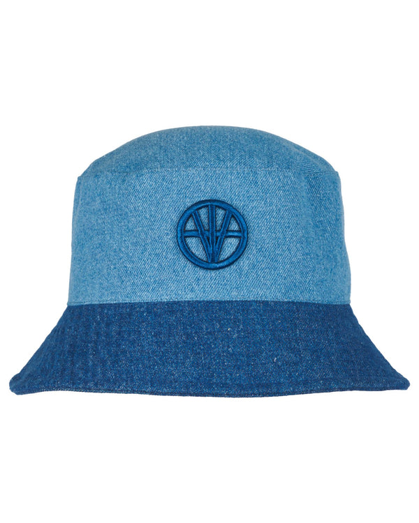 Bucket Hut mit Logo-Multi Denim