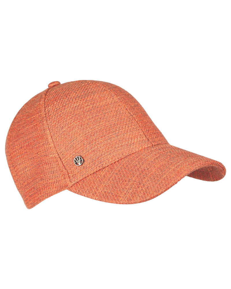 Color-Blocking Baseball Cap-Multi Orange
