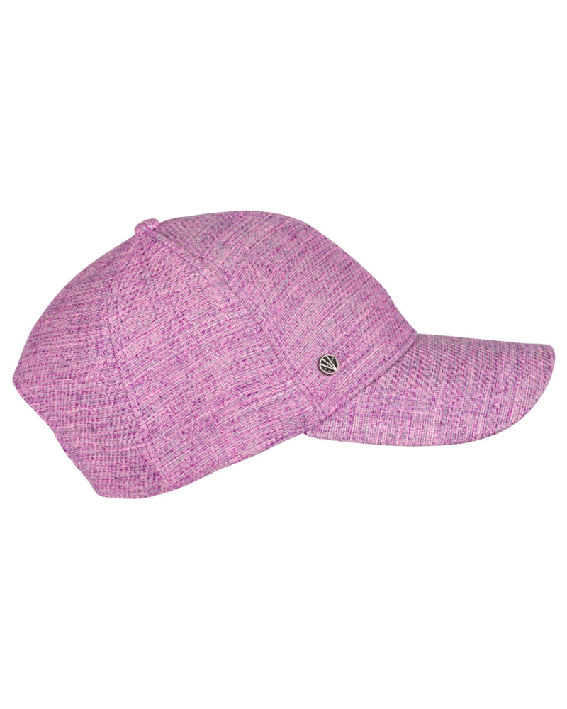 Color-Blocking Baseball Cap-Multi Pink